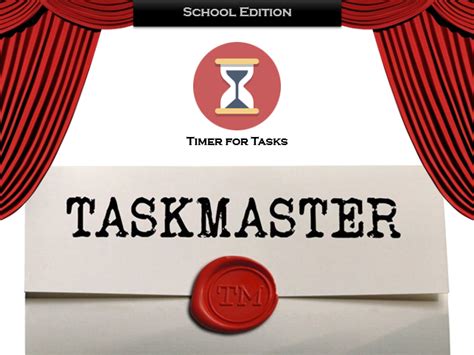 taskmaster activities for school